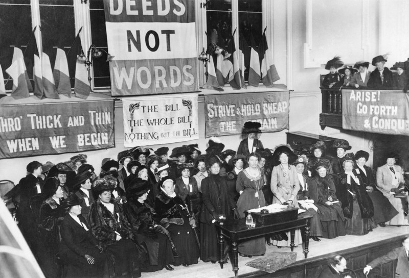 Suffragettes England 1908