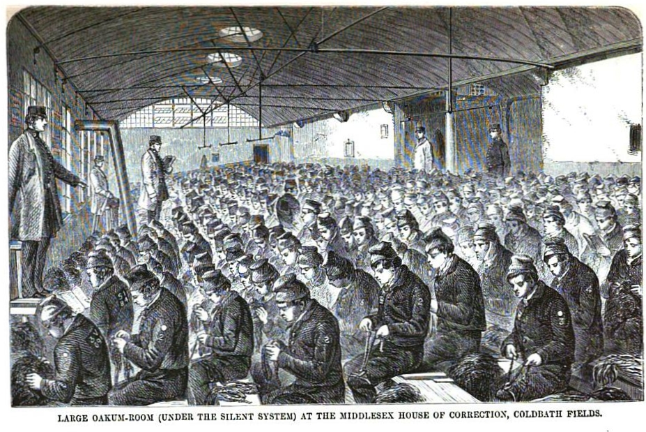 Working To The Bone Coldbath Fields Oakum Room Mayhew