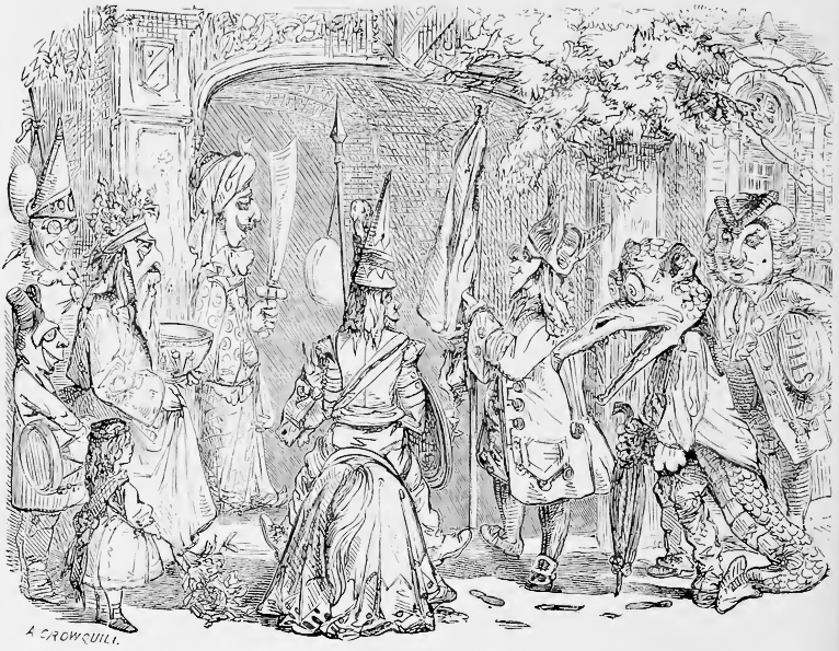 A Party Of Mummers Robert Chambers The Book Of Days Vol II 1864